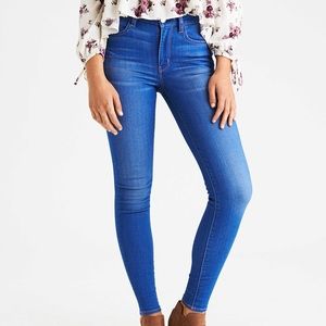 AEO Sparkling Sapphire Jeggings size 2 Regular